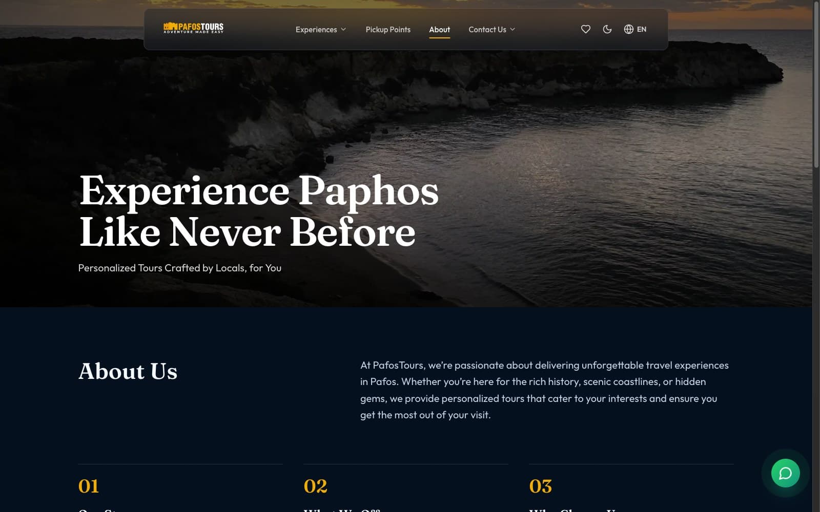 About page