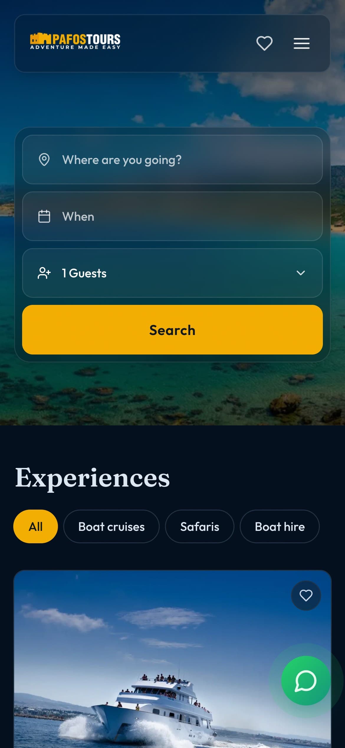 Experiences on mobile