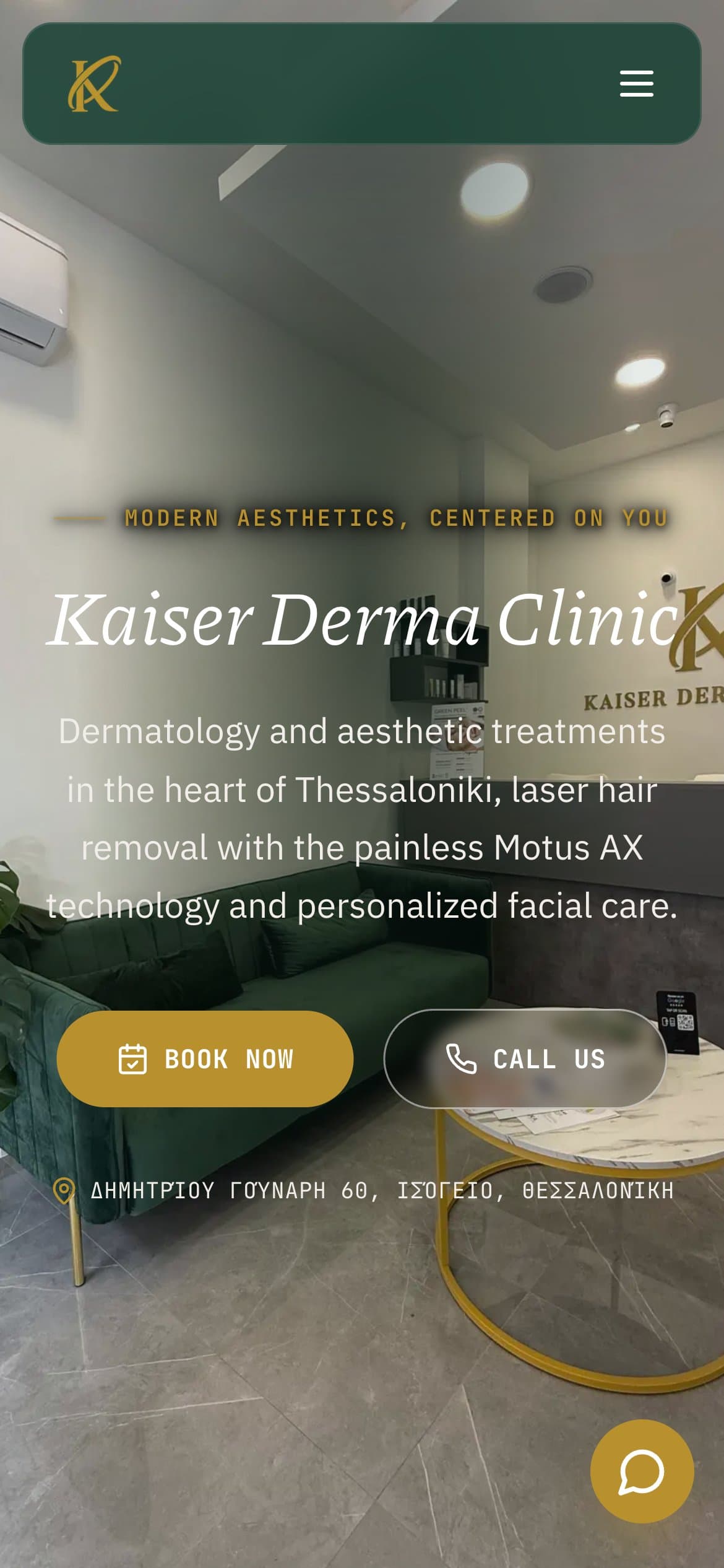 Kaiser Derma Clinic on mobile